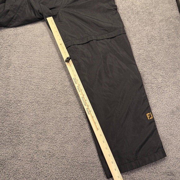 FootJoy DryJoys Pants Mens Large Long Black Golf Rain Waterproof‎ Windproof - Picture 4 of 13